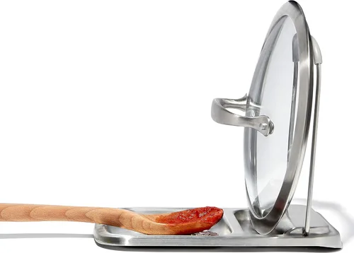 Miniatura 12 de OXO Good Grips - Soporte para cucharas de acero inoxidable con soporte para tapa