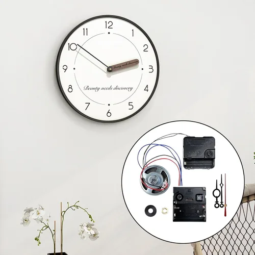 Miniatura 4 de Reloj de pared DIY Mecanismo de Movimiento Reloj de Péndulo Reemplazo con Caja de Campana de Música con Manecillas para Club Bar Oficina Relojes