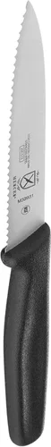 Miniatura 3 de Mercer Culinary Cuchillo de barra ondulada de punta puntiaguda, borde 4, negro