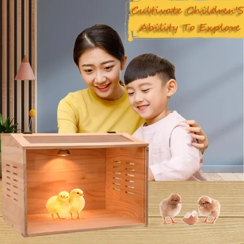 Miniatura 5 de Caja de cría para pollitos, caja de criador de pollo, calentador de pollo, criador de aves de corral con calentadores para pollitos bebés, patos
