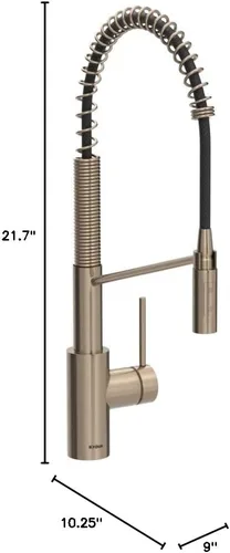 Miniatura 16 de KRAUS Oletto - Grifo de cocina comercial monomando extraíble, con sensor sin contacto y con montaje superior QuickDock, en bronce champán antiguo