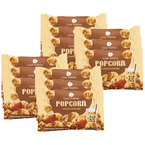 Miniatura 8 de CHEF POPPIN Palomitas de maíz con sabor gourmet de estilo asiático, sin OMG, Air Popped, paquete múltiple de 0.71 onzas