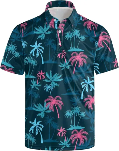 Camisas polo divertidas para hombre de los años 80, camisas de golf de secado rápido que absorben la humedad, divertidas camisas polo de golf de