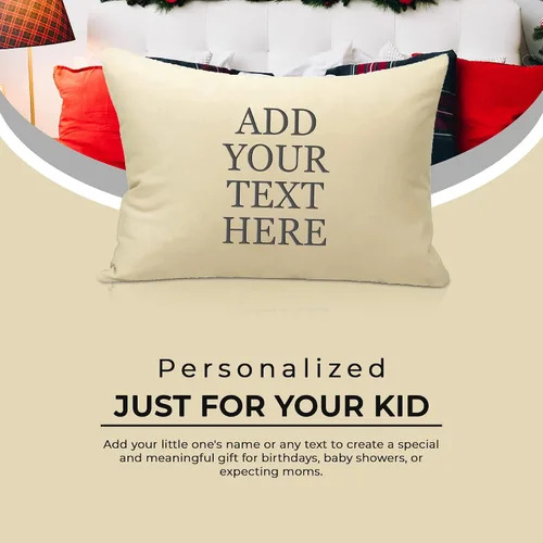 Miniatura 4 de Personalized Passion Fundas de almohada para niños pequeños de 14 x 20 pulgadas, funda de almohada de microfibra cepillada suave y acogedora