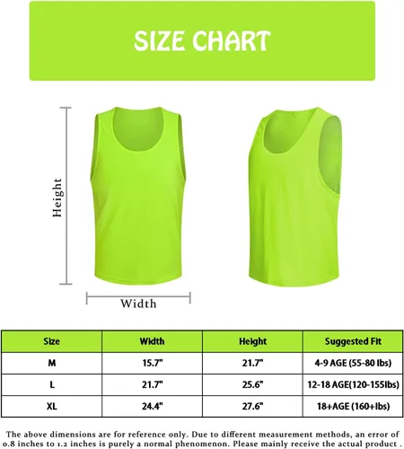 Miniatura 4 de RE-HUO Paquete de 12 chalecos numerados (1-12) para hacer deporte, baberos de entrenamiento para baloncesto, fútbol, voleibol y béisbol