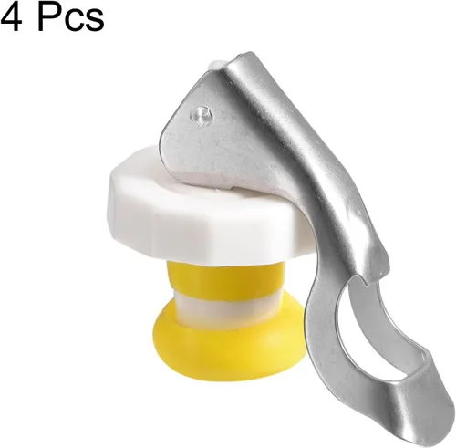 Miniatura 3 de uxcell Tapones de vino, 4 tapones manuales de expansión de 0.630 in/0.63 pulgadas, tapón de silicona para botella de vino, tapón de sellado