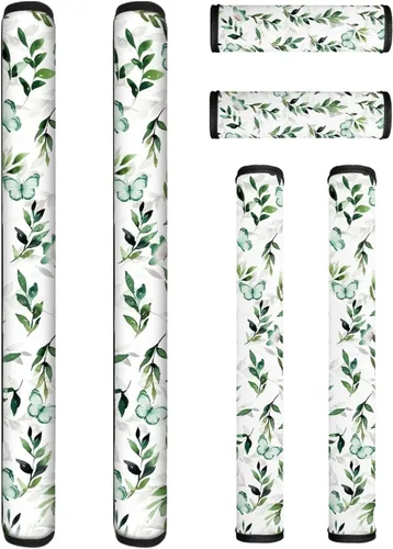 Miniatura 15 de Juego de 6 fundas para manijas de puerta con diseño de margaritas y flores americanas, 4 de julio, Día de la Independencia, fundas para manijas