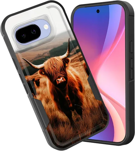 Miniatura 115 de Funda para Pixel 6A, funda híbrida de doble capa resistente a prueba de golpes de policarbonato duro de silicona suave TPU para Google Pixel 6A