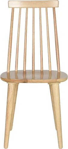 Safavieh American Homes Collection Burris Country Farmhouse - Silla auxiliar con husillo negro Natural