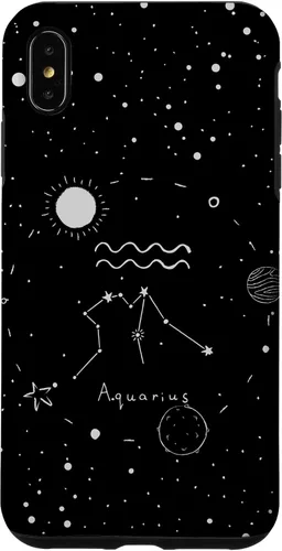 Miniatura 11 de Funda estética con signo del zodiaco celestial para iPhone 12 mini Acuarario