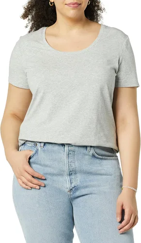 Miniatura 2 de Tienda Essentials Camiseta de manga corta con cuello redondo para mujer (disponible en tallas grandes), paquete de 2