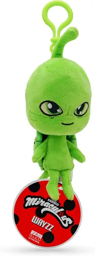 Miraculous Ladybug Kwami - Llaveros de mochila Lifesize de 5 pulgadas, juguetes de clip de Wayzz The Turtle - Accesorios portátiles de mariquita y