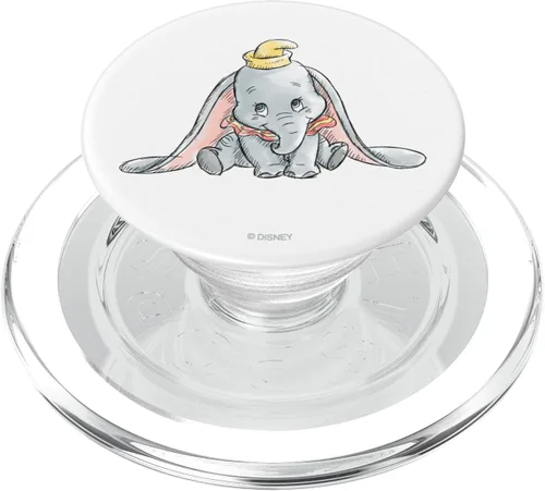 Disney PopSockets PopSockets Classic Dumbo Baby Elephant PopGrip: agarre intercambiable para teléfonos y tabletas PopSockets MagSafe PopGrip para