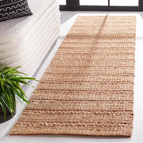 Miniatura 17 de SAFAVIEH Natural Fiber Collection NFB655Z - Alfombra de pasillo de 2 pies 3 pulgadas x 8 pies, color negro y natural, hecha a mano de yute a rayas