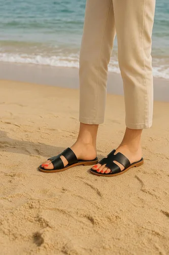 Miniatura 6 de CUSHIONAIRE - Sandalias Voyage para mujer, con espuma viscoelástica, distintos anchos disponibles