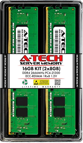 A-Tech Kit de 16 GB (2 x 8 GB) RAM para Supermicro SUPER X10DAL-i, X10DRD-i, X10DRT-P, X10DRW-i, X10SDV-F, X10SRD-F, X10SRi-F, X11DAi-N | DDR4