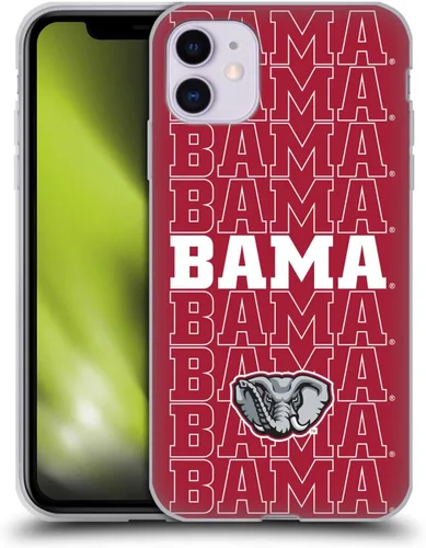 Miniatura 363 de Head Case Designs Funda de gel suave con licencia oficial de la Universidad de Alabama UA Collage compatible con Apple iPhone 13 Pro Max
