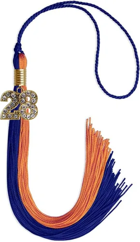 Miniatura 145 de Endea Graduation Borla de doble color con dije dorado (negro/oro brillante, 2022)