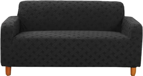 Miniatura 33 de Fundas elásticas para sofá de 1/2/3/4 plazas, funda para sofá biplaza/sillón, funda de sofá modular en forma de L, protector universal de muebles