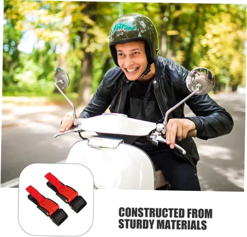 Miniatura 8 de SOLUSTRE 4pcs motocicleta hebilla clips liberación rápida para equipo de seguridad fácil instalación para accesorios rojo