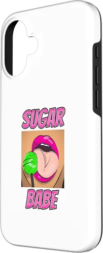 Miniatura 2 de Sugar Babe Sexy Woman Lick Lollipop Cartoon Comic hot Fun Case for iPhone 16