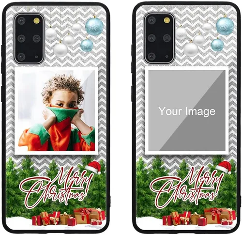 Miniatura 414 de Funda de teléfono personalizada para Samsung Galaxy S22+ / S22 Plus 5G, funda de TPU suave de vidrio templado antiarañazos personalizada con foto