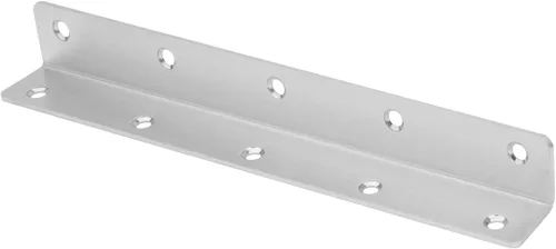 Miniatura 3 de 8 soportes de ángulo de hierro de acero inoxidable, soportes de esquina L 90 grados para soporte de madera y estante