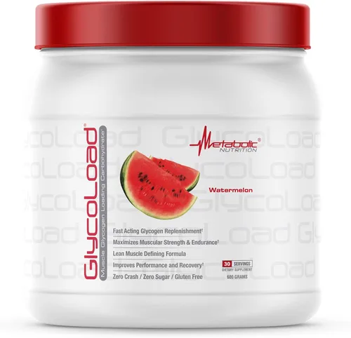 Miniatura 12 de Metabolic Nutrition, Glycoload, 100% micronizado cíclico racimo dextrina carbohidrato en polvo, glucógeno muscular carga de carbohidratos, Limonada