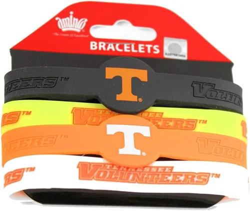 Miniatura 12 de aminco NCAA unisex-adult Silicone Bracelet (4-Pack)
