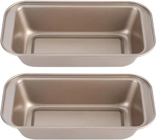 Molde rectangular de 5.2 x 10 pulgadas, acero al carbono, antiadherente, pan, pastelería, utensilios para hornear para el hogar, cocina, panadería,