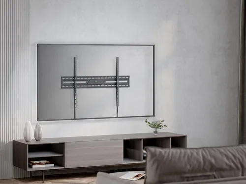 Miniatura 10 de Superior Electronics - Soporte fijo para TV de pared de 60" a 100" (extra delgado), negro con nivel incluido - SUPSTV007