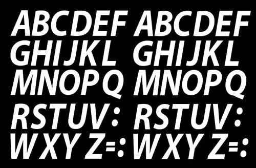 Calcomanías de vinilo reflectantes con letras del alfabeto blanco A - Z (2 juegos) – Elige el tamaño de 1 a 12 pulgadas (610-R) (12 pulgadas)
