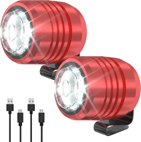 Miniatura 6 de 2 faros delanteros recargables compatibles con zuecos, luz ajustable para zapatos, linternas accesorios para niños y adultos, sandalias de clip, Azul