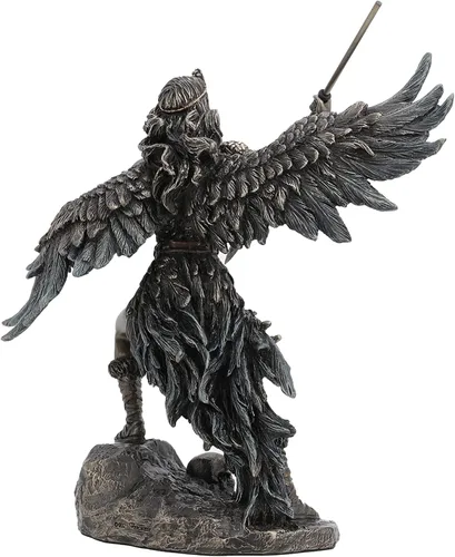 Miniatura 5 de Veronese Design Morrigan The Celtic Phantom Queen de 8 5/8 pulgadas de alto, escultura de resina bronceada fundida en frío, figura para decoración