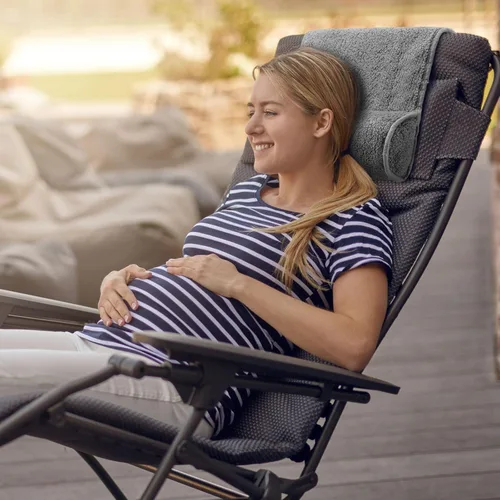 Miniatura 6 de Weysat Almohada reclinable para el cuello y la cabeza, rollo de forro polar antideslizante ajustable para el cuello, cojín para reposacabezas