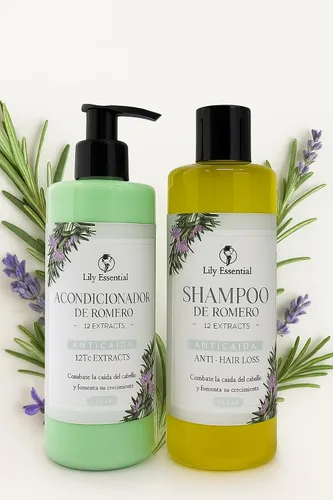 Champú y acondicionador para el crecimiento del cabello, 10 extractos, 16.9 fl oz / 16.9 fl. oz. Cuidado del cabello (acondicionador y champú de