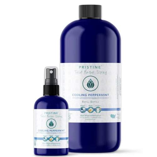 Miniatura 5 de Spray de papel higiénico PRISTINE - Como se ve en Shark Tank, toallitas de limpieza personal más naturales y alternativa a las toallitas húmedas