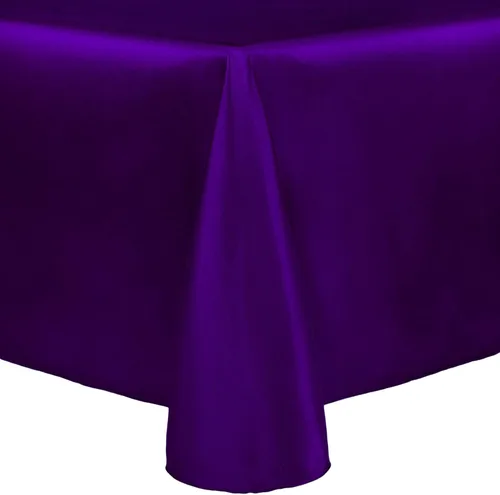 Miniatura 37 de Ultimate Textile Majestic - Mantel ovalado reversible Shantung Satin (72 x 120 pulgadas), color amarillo claro