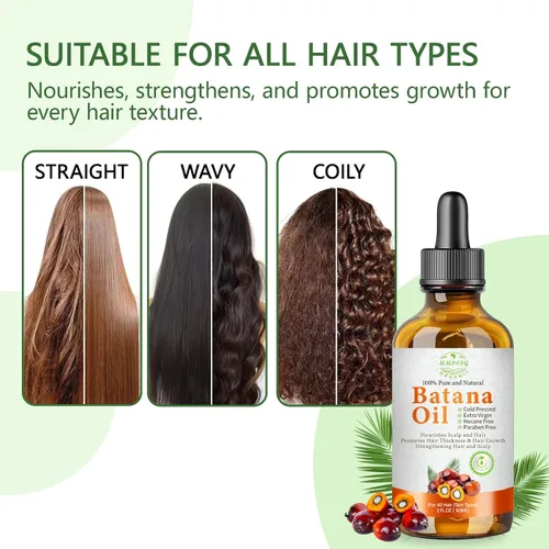 Miniatura 7 de Aceite de batana para el crecimiento del cabello, aceite orgánico crudo para el cabello, aceite natural prensado en frío para botellas de vidrio