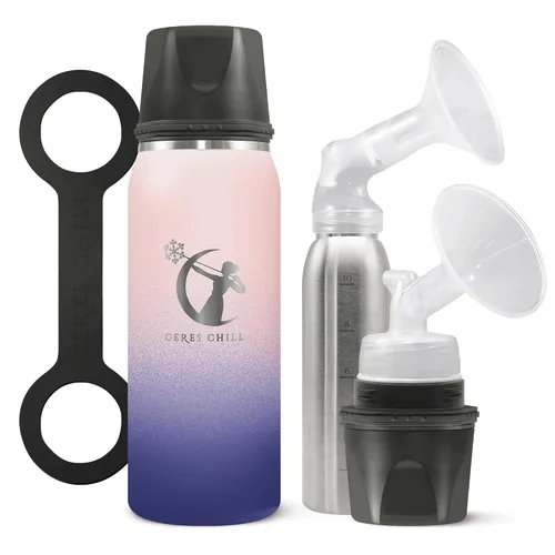 Miniatura 9 de CERES CHILL OG Enfriador y Calentador de Leche Materna – Enfriador Portátil de Leche Materna de 12–34oz, Almacenamiento y Biberón para Bebé