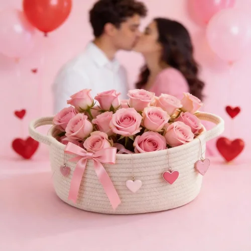 Miniatura 9 de Happyiren Linda Cesta Tejida para Regalo – Cesta de Regalo Vacía Beige para Guardería, Regalos de Fiesta de Bebé, Cumpleaños, Boda, Cestas Boo