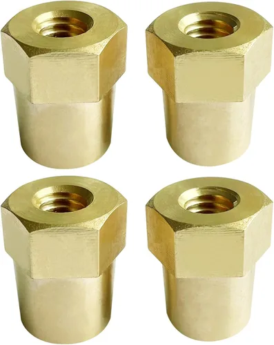 Miniatura 7 de Ampper 3/8"-16 rosca hembra de terminal de batería de latón adaptador de poste de terminal de batería postes de carga para extensión de perno