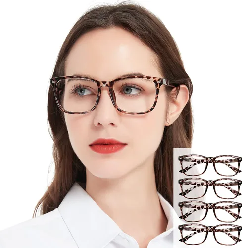 Miniatura 9 de 4 PAQUETES Gafas de Lectura con Bloqueo de Luz Azul para Mujeres 1.0 1.25 1.5 1.75 2.0 2.25 2.5 2.75 3.0 3.5 4.0 5.0 6.0 1a- Rosa lindo*4
