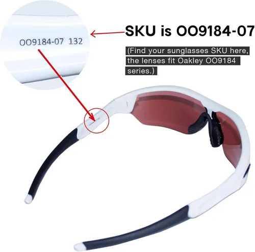 Miniatura 5 de Walleva - Lentes de repuesto para Oakley Radar Edge