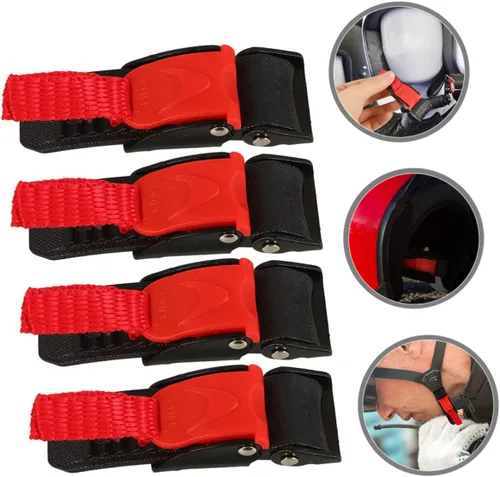 Miniatura 9 de 4 clips de hebilla de motocicleta de liberación rápida sujetadores de seguridad para compatibilidad rojo tipo A clips de inserción para accesorios