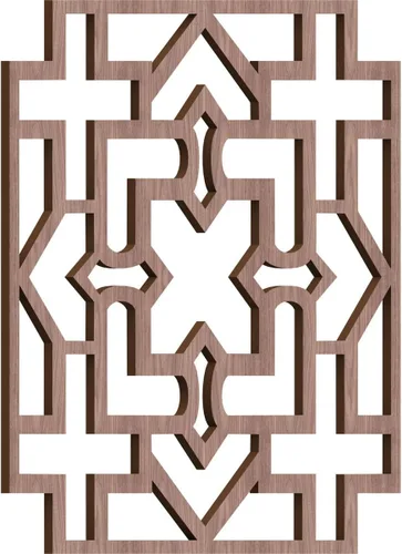 Miniatura 17 de Wise Paneles decorativos de madera con calado, extra pequeños, 7 3/8 pulgadas de ancho x 7 3/8 pulgadas de alto x 1/4 pulgadas de alto, roble rojo