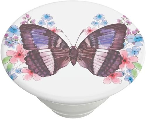 Miniatura 4 de PopSockets Agarre adhesivo para teléfono, soporte, soporte para teléfono, mariposa - So Fly Así que volar