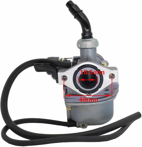 Miniatura 2 de Carburador PZ19 y filtro de aire de 1.378 in de repuesto para motocicleta de 50 cc, 70 cc, 80 cc, 90 cc, 110 cc, 125 cc, ATV Dirt Pit Bike Taotao