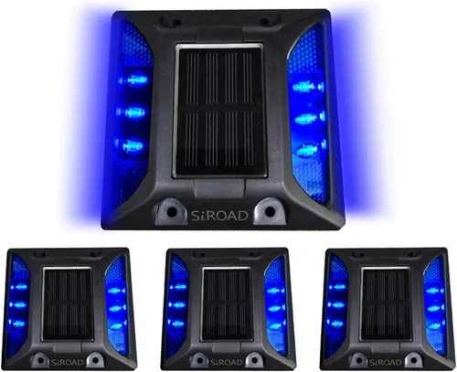 Miniatura 9 de Luz solar para cubierta de entrada, IP68 impermeable para exteriores, reflectores para exteriores, luz LED para muelle, pasarela, carril, porche