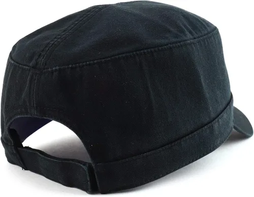 Miniatura 3 de Armycrew Gorra militar de algodón de gran tamaño 2XL con parte superior plana